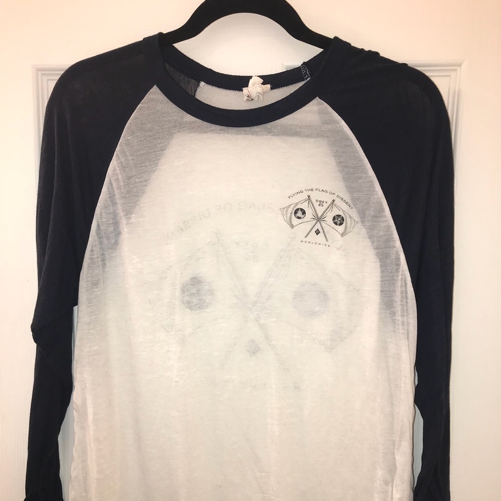 Obey baseball tee